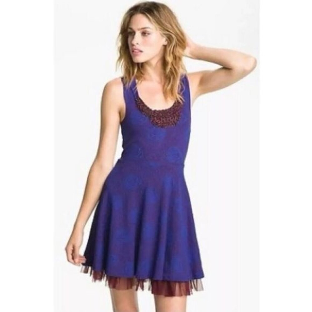 Free People Rock Princess Dress Midnight Size Medium